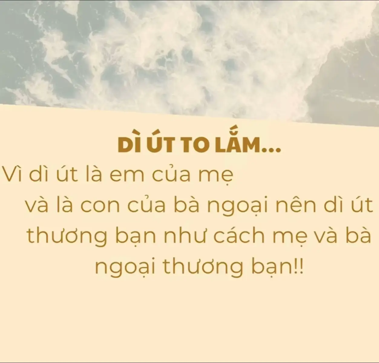 Dì sẽ là người mua cho con những thứ mà bố mẹ con cấm haâh#diut 