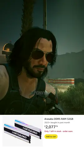 Johnny Silverhand reacts to RAM prices #cyberpunk #cyberpunk2077