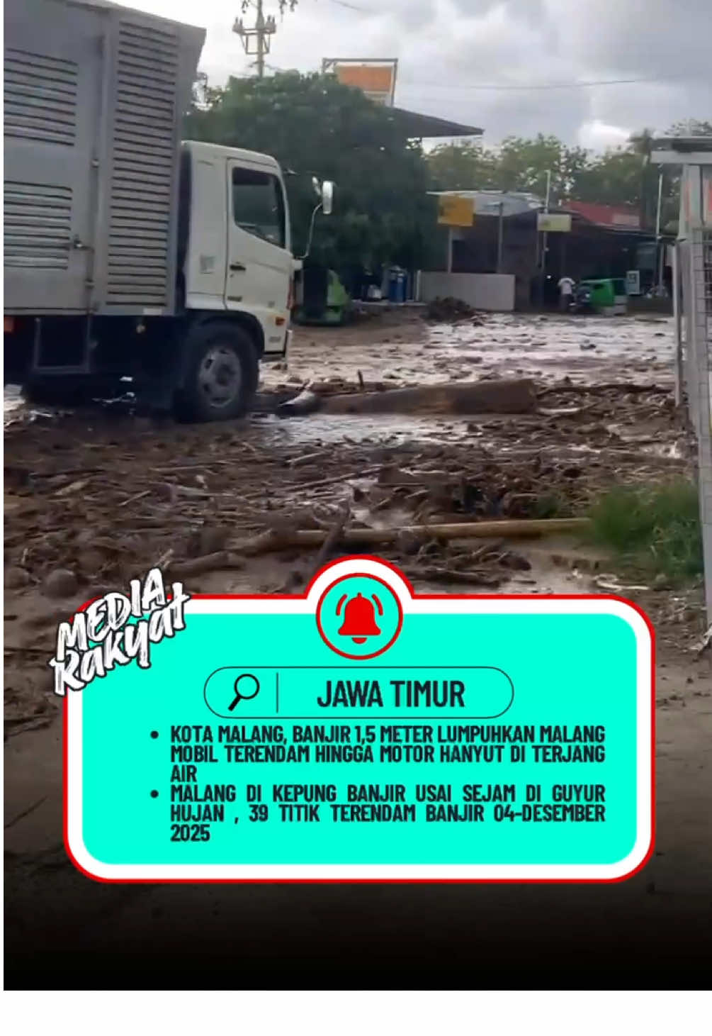 Badai belum berlalu di aceh, dan kota malang jawa timur ada 39 titik yang terendam banjir akibat curah hujan yang tinggi ! 04-desember 2025  #jawatimur #malang #banjir 