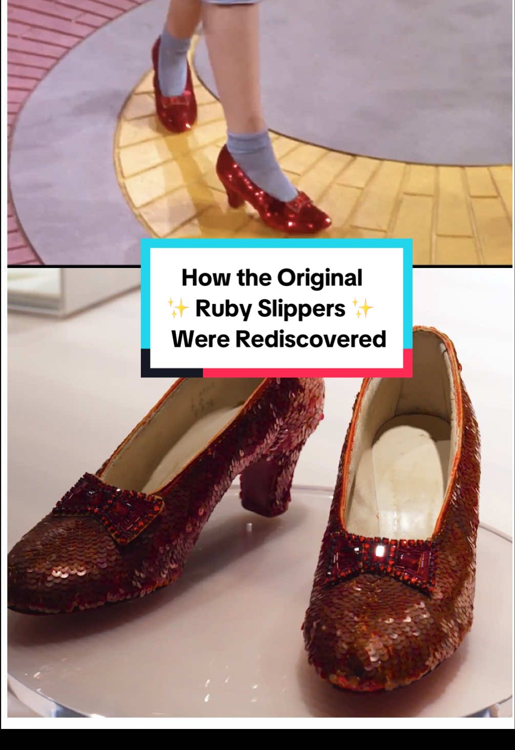 Replying to @Jett Allred  What’s the real story behind these ruby slippers? ✨ Renée from the Academy Museum details how these ruby slippers from THE WIZARD OF OZ were rediscovered, secretly kept, and identified as a matched pair 👠 Don’t miss them on display at the Academy Museum starting December 20th! #academymuseum #wizardofoz #rubyslippers #moviefacts #museumtok  