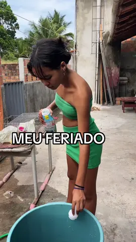 Eu no feriado 