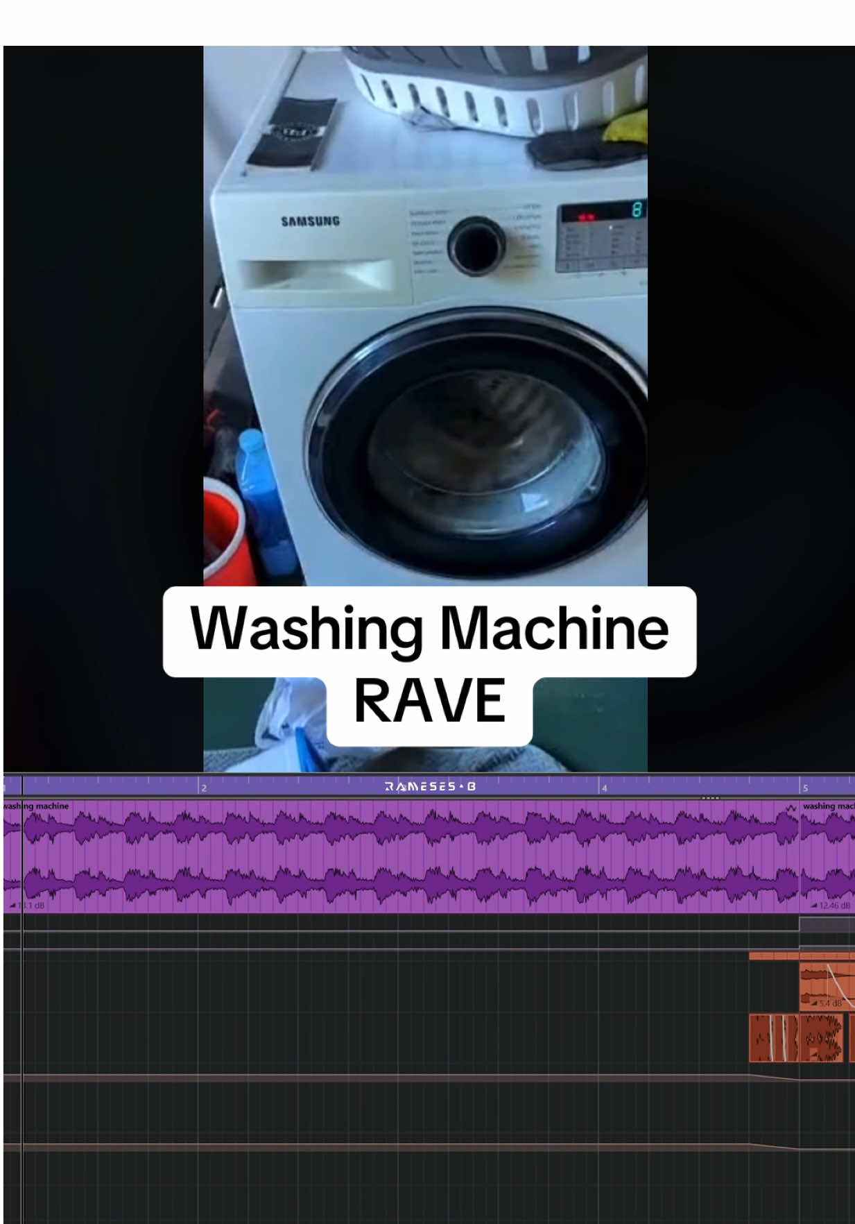 Extra fast spin cycle #washingmachine #dnb #techno 