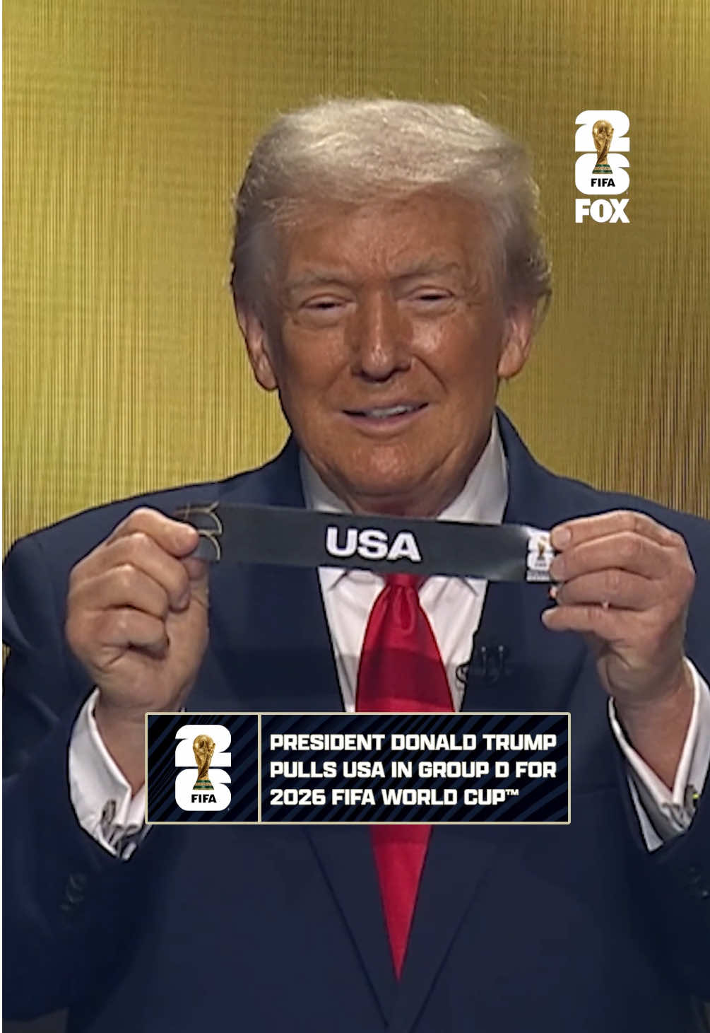 @President Donald J Trump pulls the USMNT in the 2026 FIFA World Cup Draw! #fifa #worldcup #usmnt 
