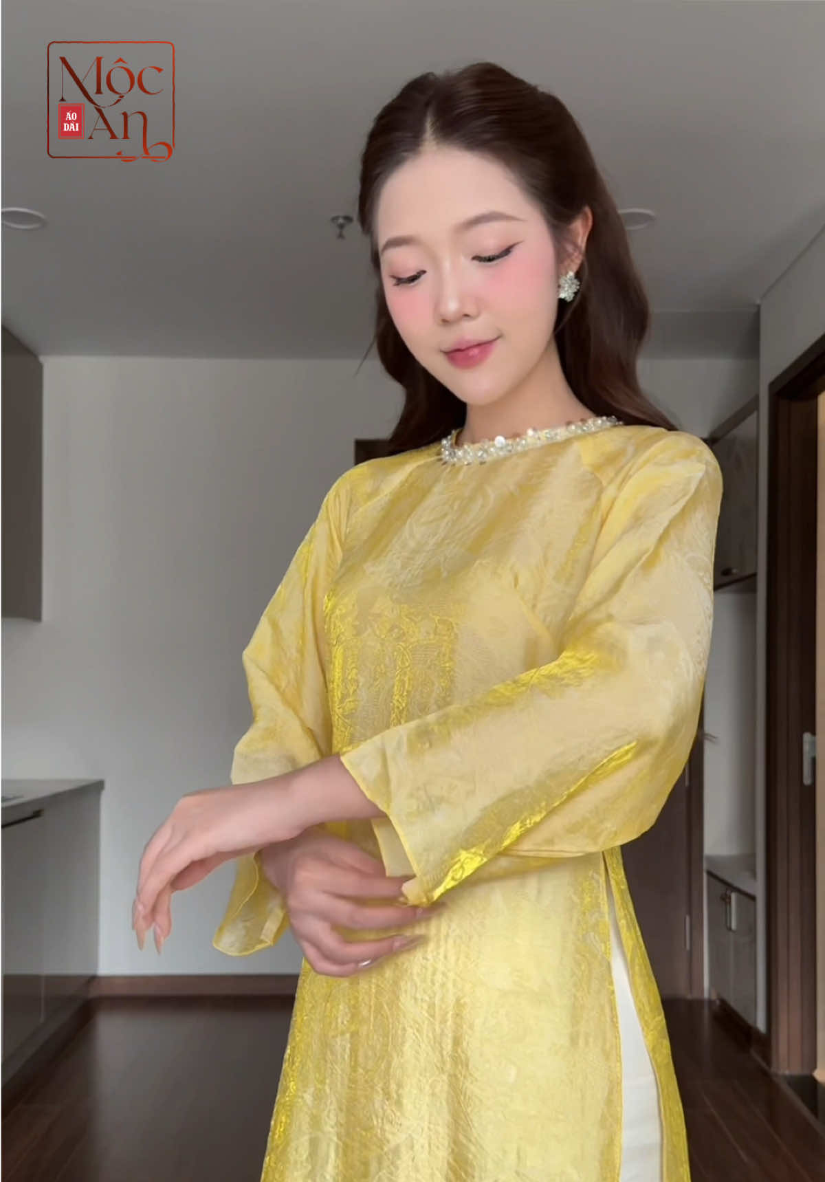 Áo Dài Tường Xuân Áo Dài Tết 2026 #aodai #aodaimocan #aodaitet2026 #aodaicachtan #aodaitet 