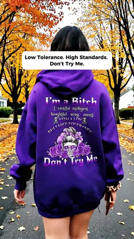 Don’t Try Me 👌🏻👿. #tattoo #badgirl #womenswear #hoodie #trendy 