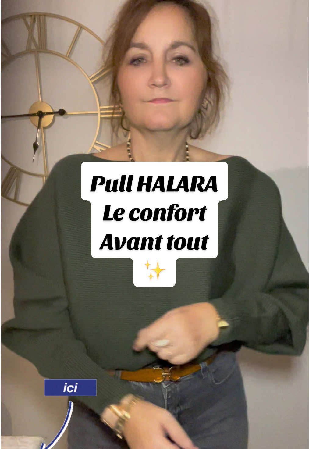 Le pull canon @Halara_official ! Manches réservées décontracté.  Dispo en plusieurs coloris  #pull #halara #outfit #hiver #pourtoi 