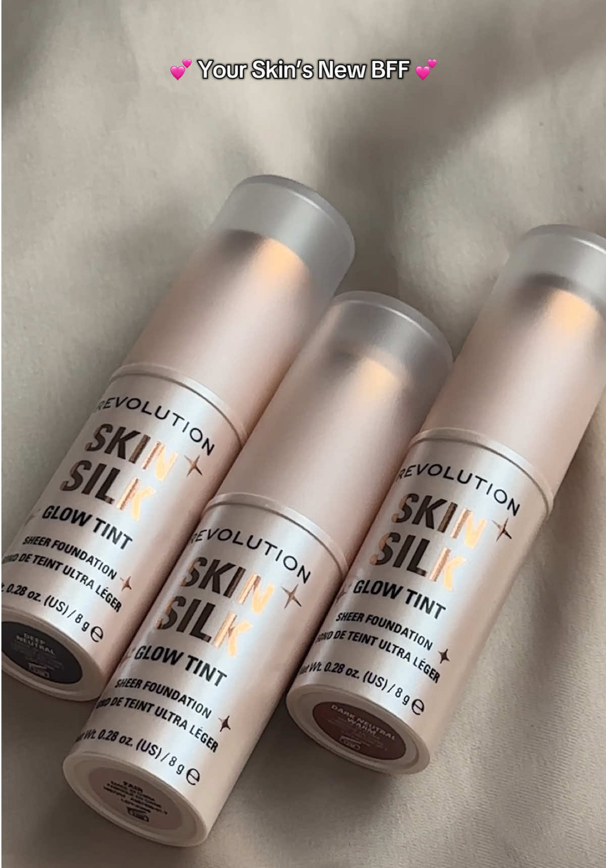 Your sheer-but-glowing era starts now 💫 Skin Silk Glow Tint = sheer, quick, on-the-go perfection ✨💖 #skinsilkelowtint #glowtint #revolutionbeautv #crueltyfree