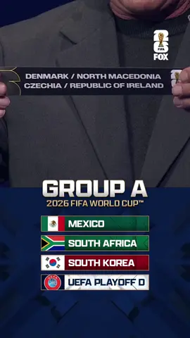 GROUP A IS OFFICIALLY SET 🇲🇽🇿🇦🇰🇷 Which team has the best chance to win the 2026 FIFA World Cup?  Sponsored by Dove Men+Care #DoveMenCareWorldCup2026 @dovemencare  #fifaworldcup #worldcupdraw 
