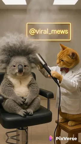 Is this the softest makeover ever or what?! 😻❤️ #viral_mews #pixverseai #pixverse 