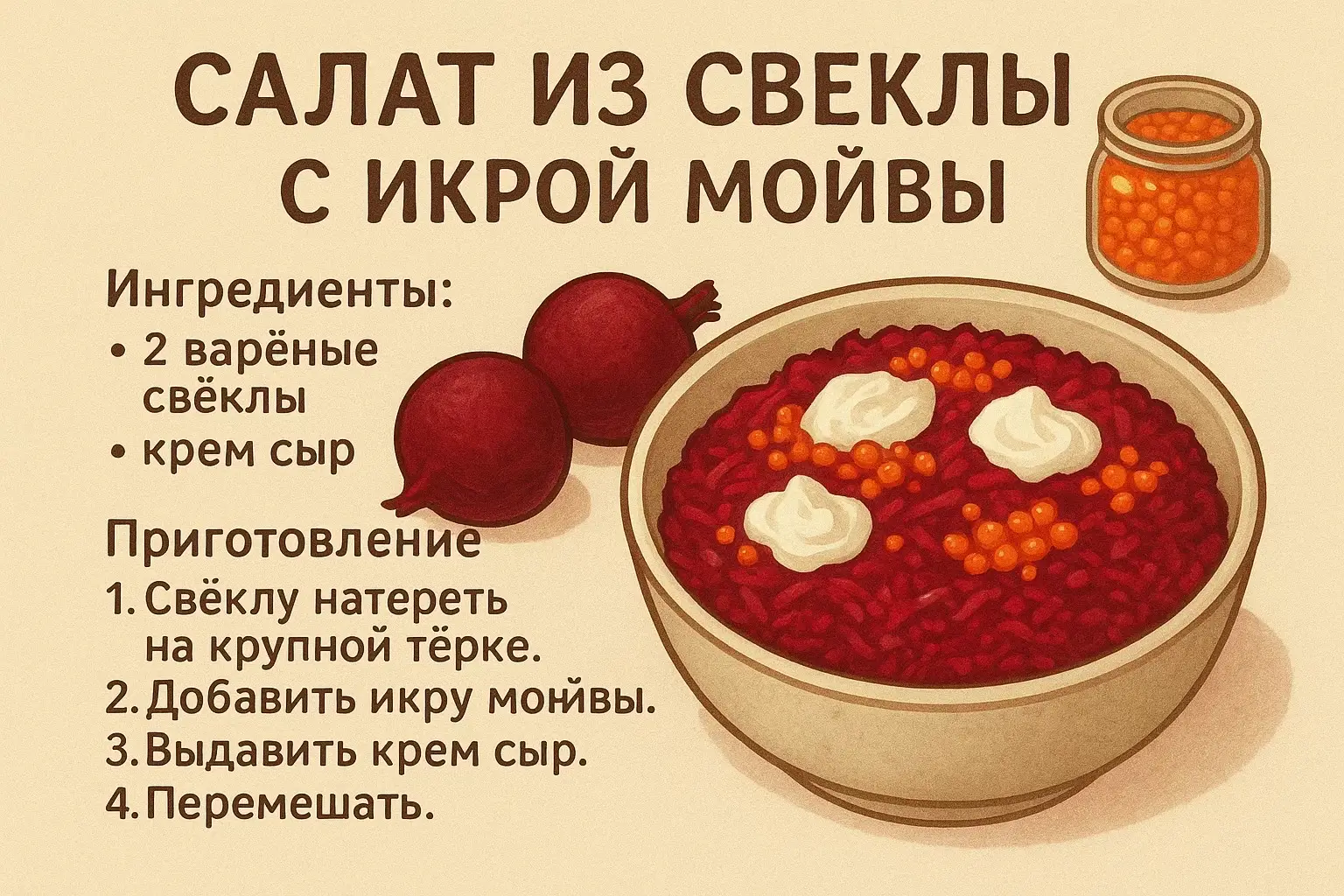 #салат#свеклаикра#рецепт#правильноепитание#