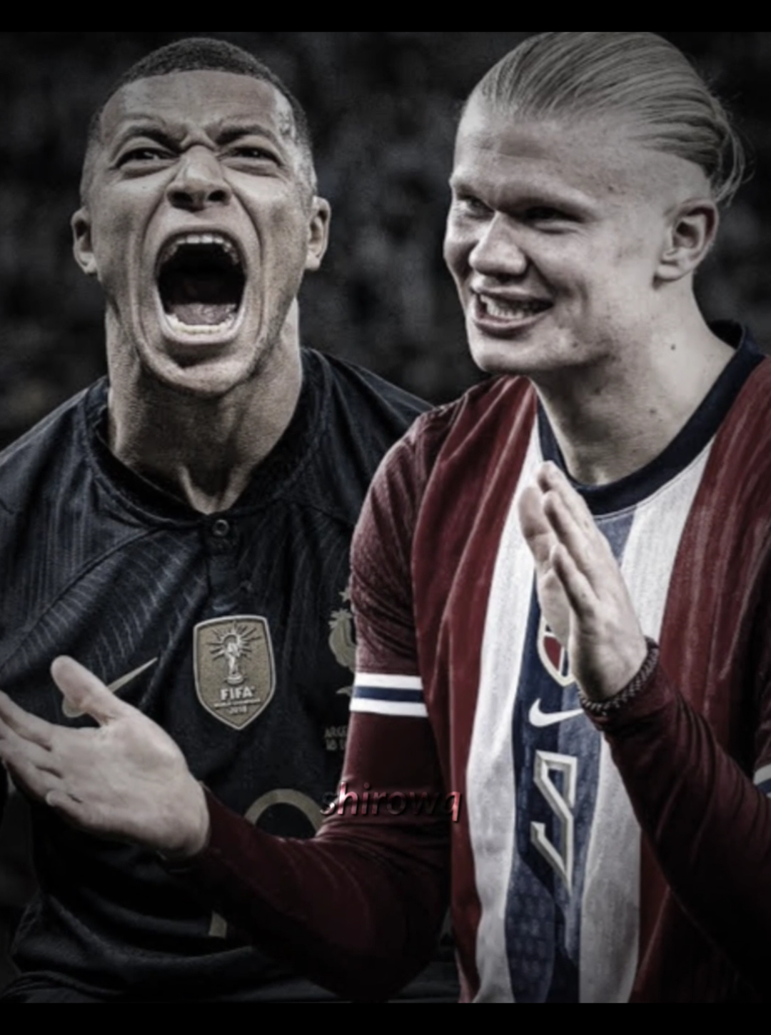 mbappe vs haaland🥶💀 #mbappe #haaland #france #worldcup #fifa 