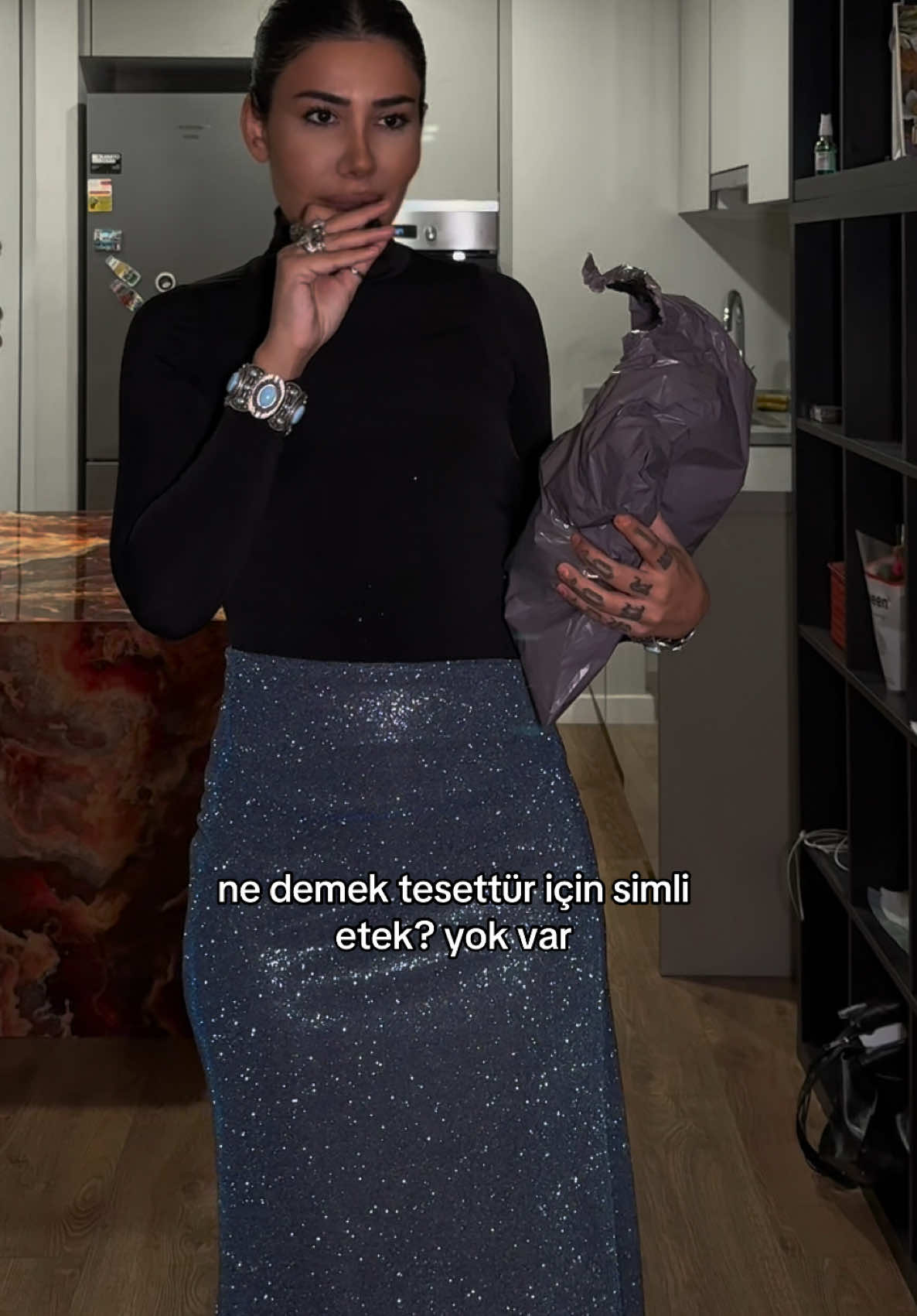 Tesettür simli etek miiii ✨❤️