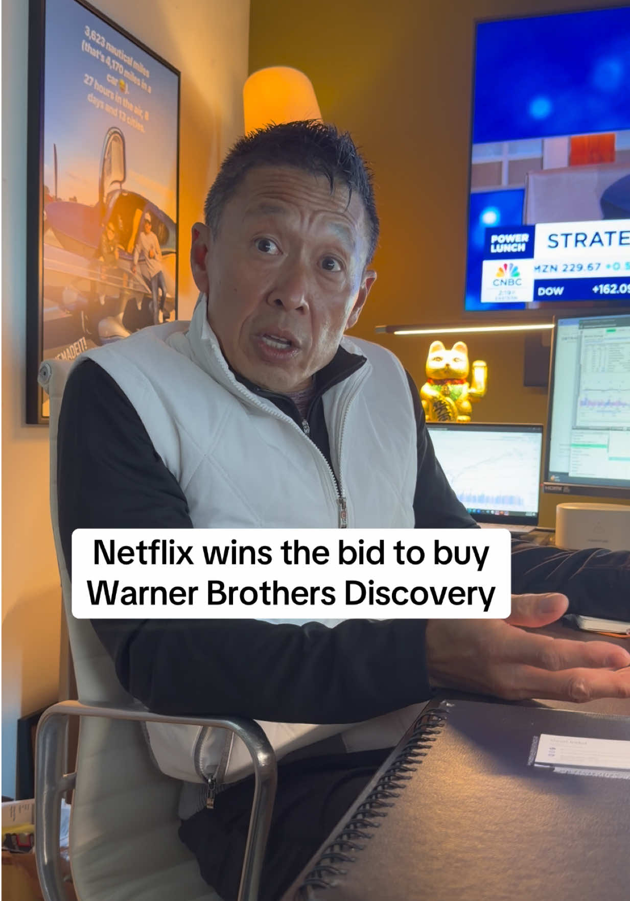 Netflix wins the bid to buy Warner Brothers Discovery. #learnontiktokcontest #educatoraward #warnerbros #netflix #news 