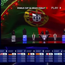 World Cup 2026 Draw today 🇵🇹🔥 || #portugal #ronaldo #vamos #viral_video #fyp 