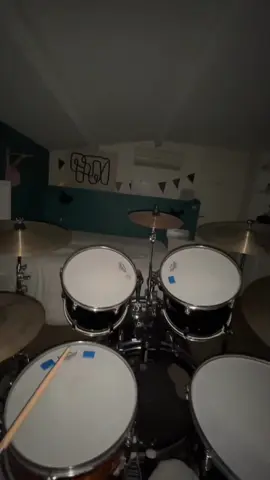 cherry waves  #fyp #drums #drumcover #musictok #deftones 