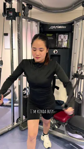 Sweat, grind, repeat 💪🏼 Post-work gym sesh, stress less, strong muscles, happy life! 😊  #GymLife #FitnessMotivation #dayinmylife #seafarerslifeonboard #motivation 