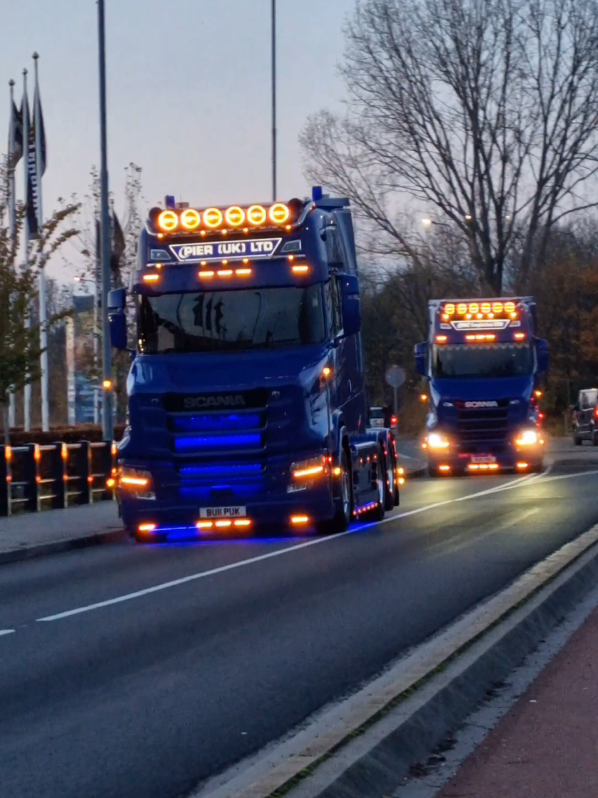 Pier UK LTD 😍 #scania #v8 #fyp #onlywayistrucking #truck 