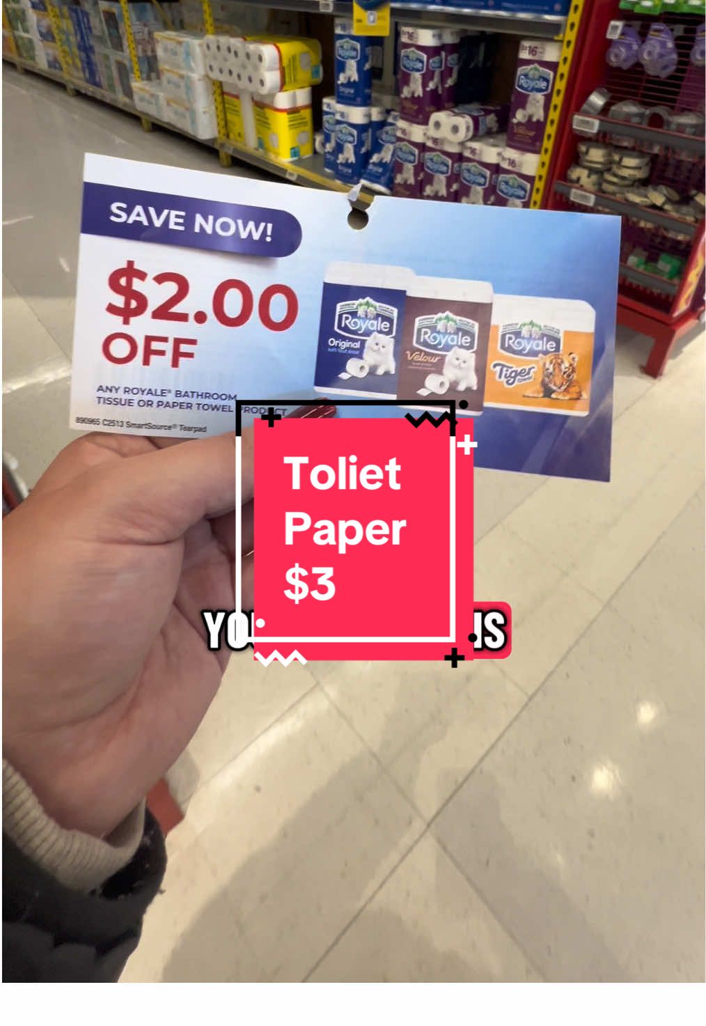 Score 🎉 posted Dec 5th! Check your @No Frills to see if the 8=16 pack of Royale is on for $5! You can use your $2 off coupon making it just $3! Yay! 🎉  #canada #nofrills #onabudget #dealsincanada #canadiancouponer 