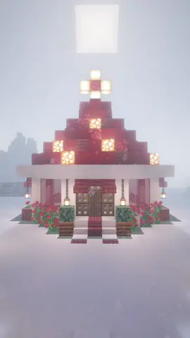 Minecraft Christmas House #Minecraft #buildideas #minecraftbuilding 