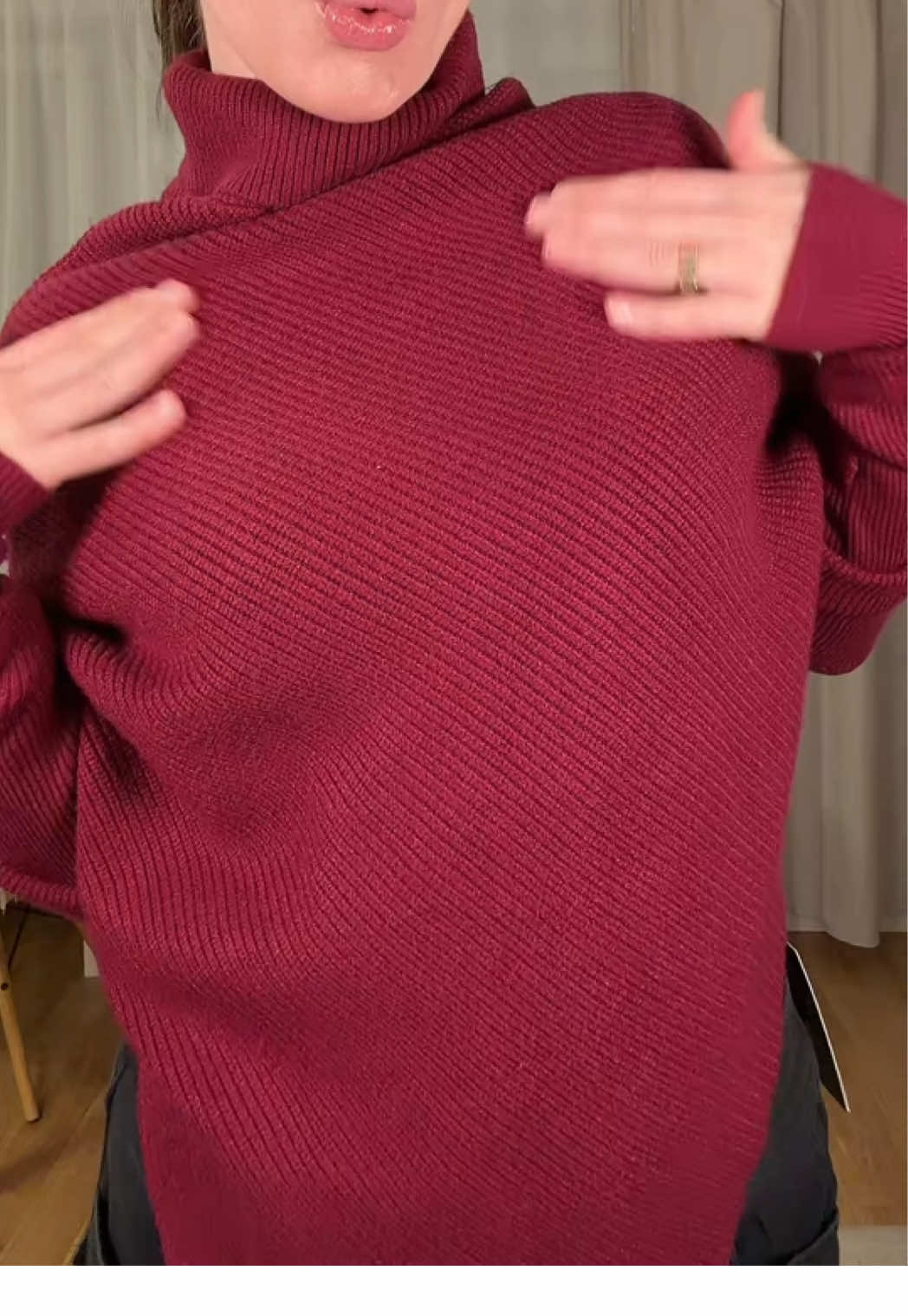 super stylischer und schöner Pullover✨✨✨ @Halara Damenmode #halara #halaradamenmode #halarapullover 