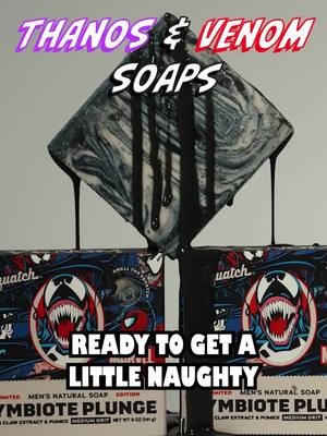 LIMITED EDITION THANOS & VENOM SOAP