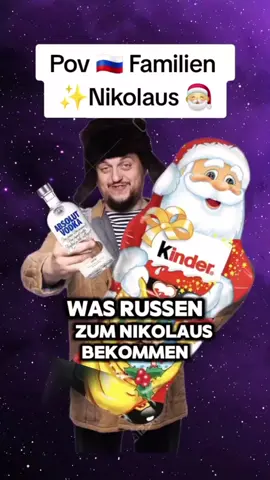 🇷🇺Russen an 🎅Nikolaus #russe #klischee #nikolaus #weihnachten 