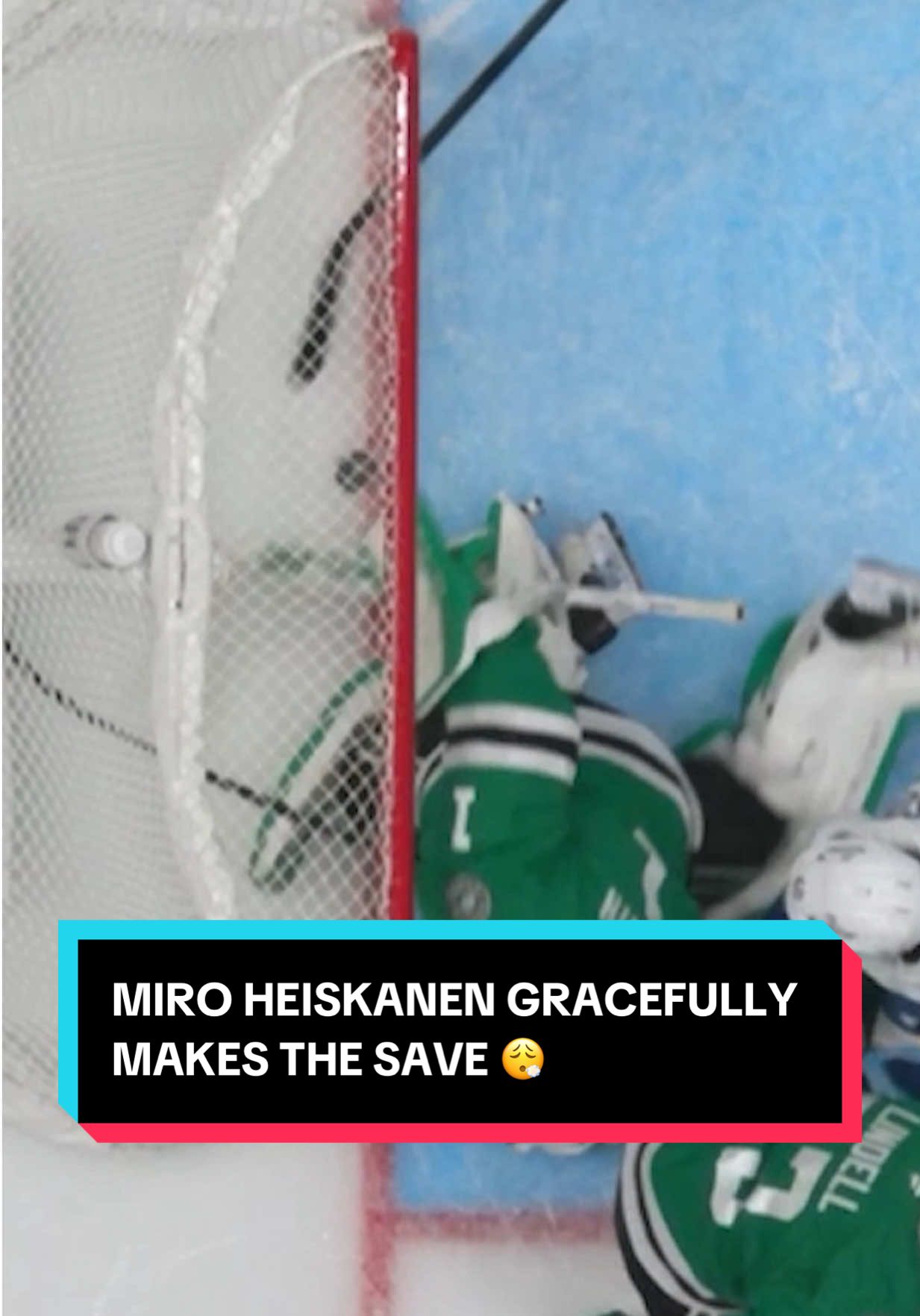 phewww that was so close 😳 #NHL #hockey #sports #save #highlight 