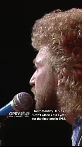 Two years ago, the Opry stage lit up with stories and songs through a tribute to the one and only Keith Whitley as we remembered his legacy. When “Don’t Close Your Eyes” echoed through the Opry House and radio waves for the first time back in 1988, it was country music history unfolding right before our eyes. Now, that powerful moment is part of Opry 100: Country’s Greatest Songs — a celebration of the music and memories that shaped us. Listen and relive the magic at the link in our bio.