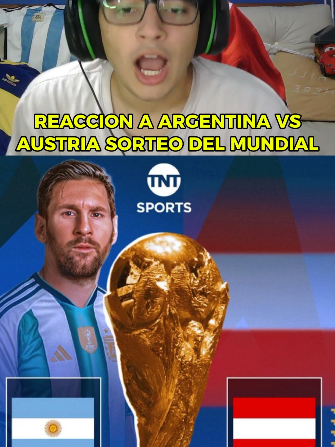Reaccion a Argentina - Austria en el Mundial 2026#bocajuniors #bocajuniorsoficial💛💙 #davooxeneize #lacobraaa #clips #futbolargentino
