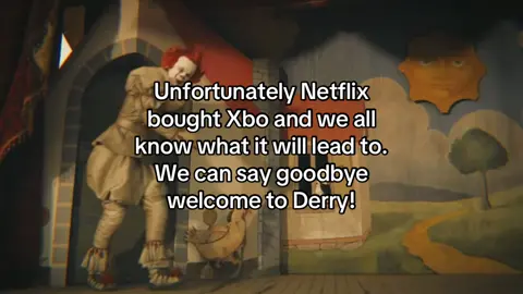 Unfortunately, Netflix bought Xbo, and we all know what it will lead to. We can say goodbye, welcome to Derry! #welcometoderry #it #hatenetflix #pennywise #itwelcometoderry 