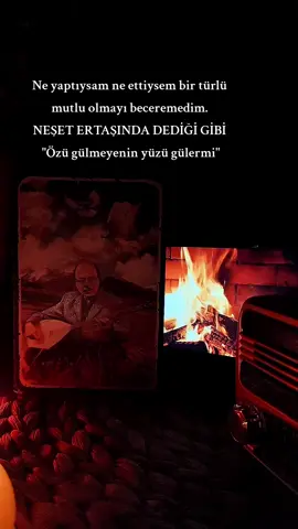 Ne yaptıysam ne ettiysem bir türlü mutlu olmayı beceremedim. NEŞET ERTAŞINDA DEDİĞİ GİBİ 