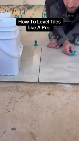 How To Level Tiles Like A Pro #howtotiktok #DIY #fyp 