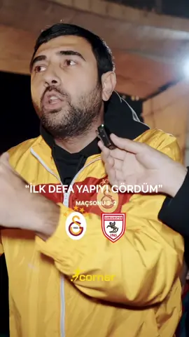 Galatasaray taraftarından Yapı itirafı #galatasaray #samsunspor #galatasaraysamsunspor #süperlig  #maçönü                             