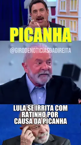 Se irritou por causa da picanha #ratinho #lula #picanha #direitaconservadora 