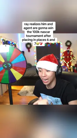 ray realizes him and agent are gonna win the 100k nascar tournament after placing in places 6 and 7😭❤️‍🩹#nascar25 #rayasianboy #agent00 #fyp #viral 