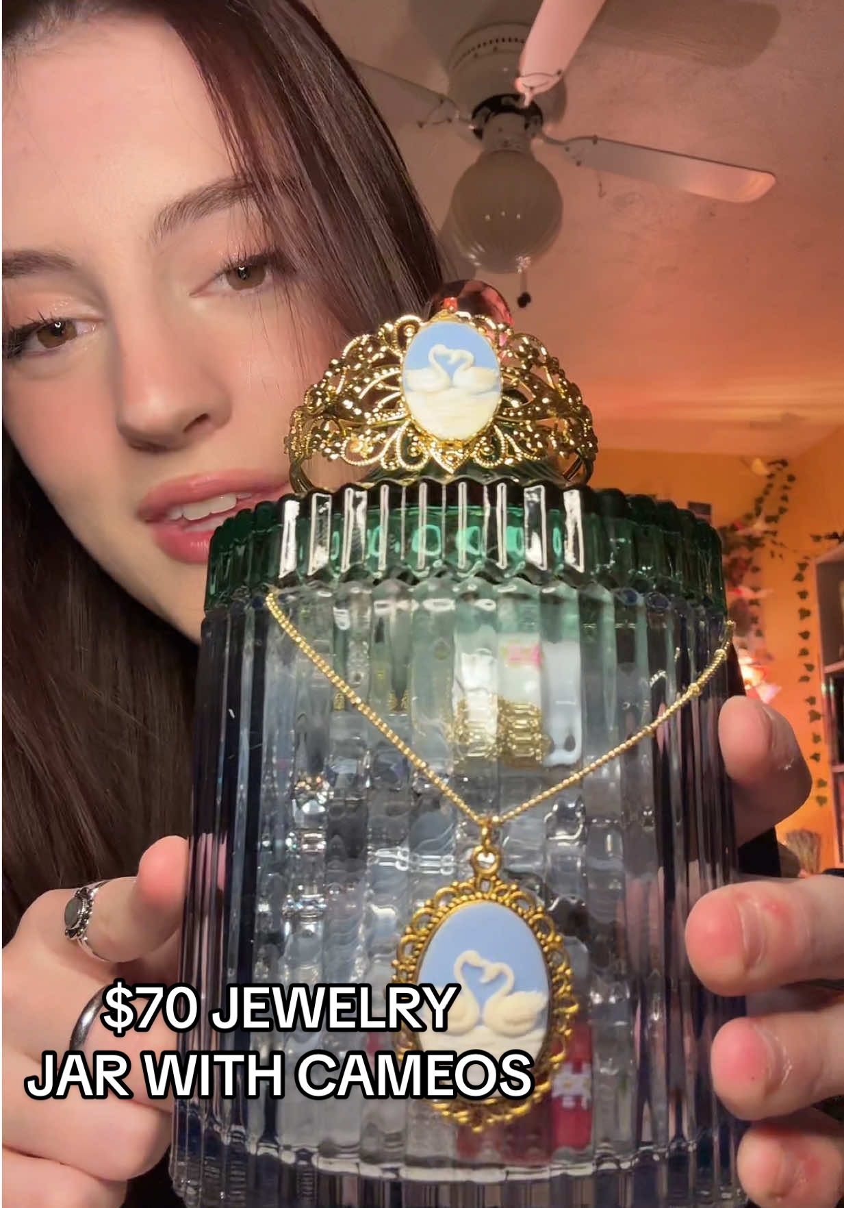 just the prettiest little jar! every piece came with a matching earring or bracelet or something! @sherryorvin2 #jewelryjar #mysteryjewelry #jewelrygirl #jewelry #mysteryjewelryjar 