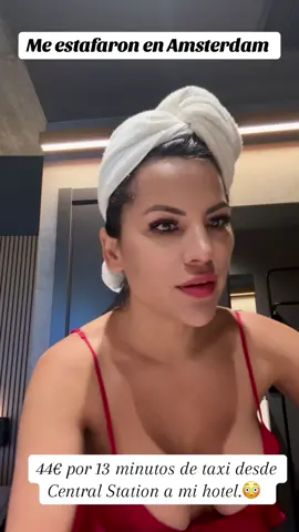 “Storytime de cómo me cobraron 44€”por 13 minutos de taxi en Ámsterdam 😭💸 Nunca más tomo taxis de la calle, solo apps.  #amsterdam #storytime #taxis #europetrip #viajeras 