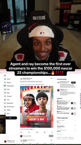 #agent00 #rayasianboy #streamerclip #nascar25 
