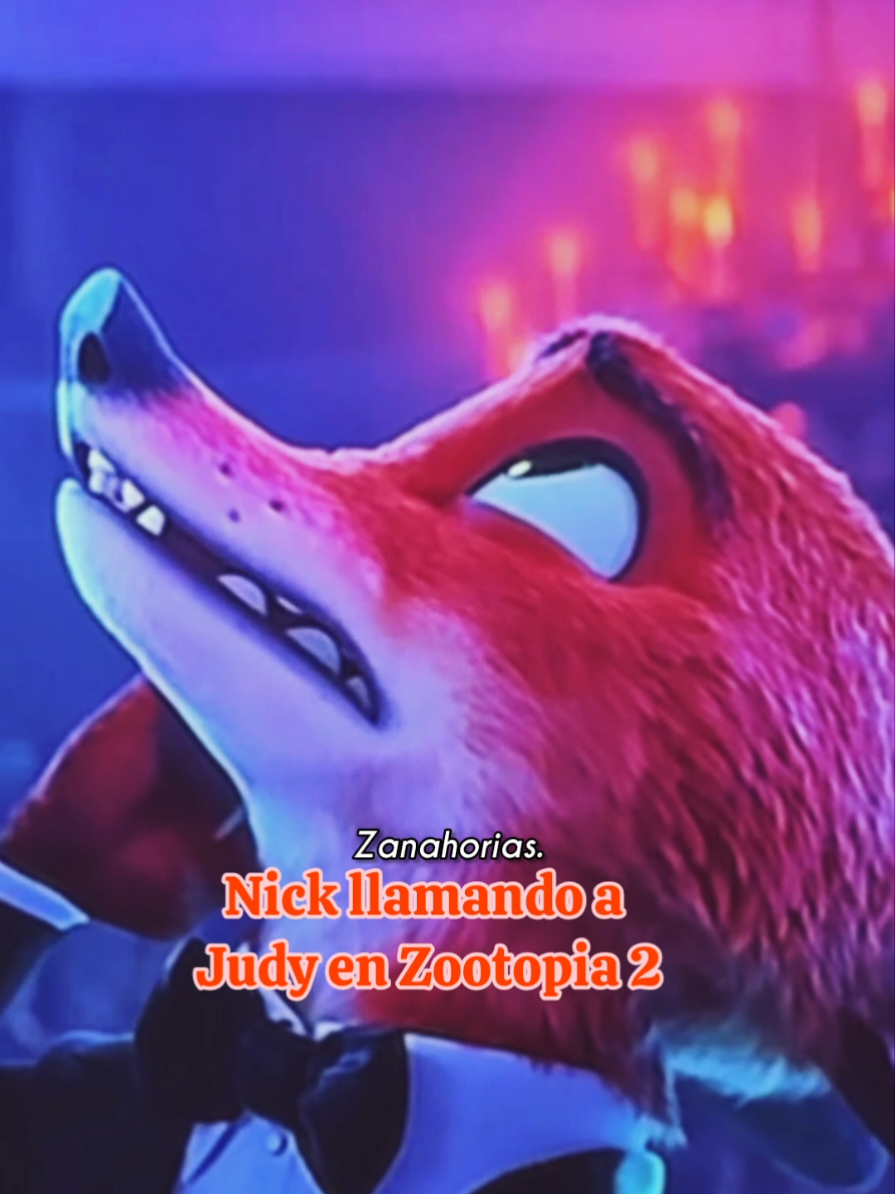 Nick llamando a Judy en Zootopia 2 #latino #foryou #fyp #Edit #parati 