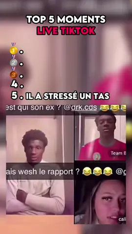 Top 5 moments Live Tiktok #top5 #live 