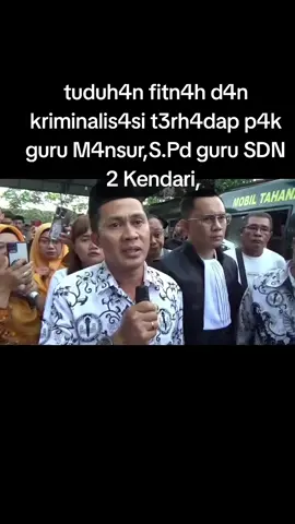 tuduhan fitnah dan kriminalisasi terhadap pak guru Mansur,S.Pd guru SDN 2 Kendari,jamn ank sekolah skrg beda dgn jmn ank skolah dlu#saveguruindonesia❤💪🙏 #fypシ゚viral🖤tiktok 