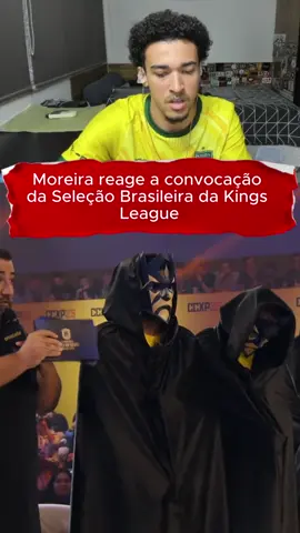 Moreira reage a convocação da Seleção Brasileira da Kings League #live #futebol #loud #kingsleague 