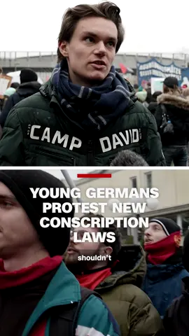 German lawmakers approved a plan to attract more military recruits that allows the country to move towards conscription as Europe seeks to counter Russia. The moves have sparked youth protests across the country, where CNN's Fred Pleitgen reports.
