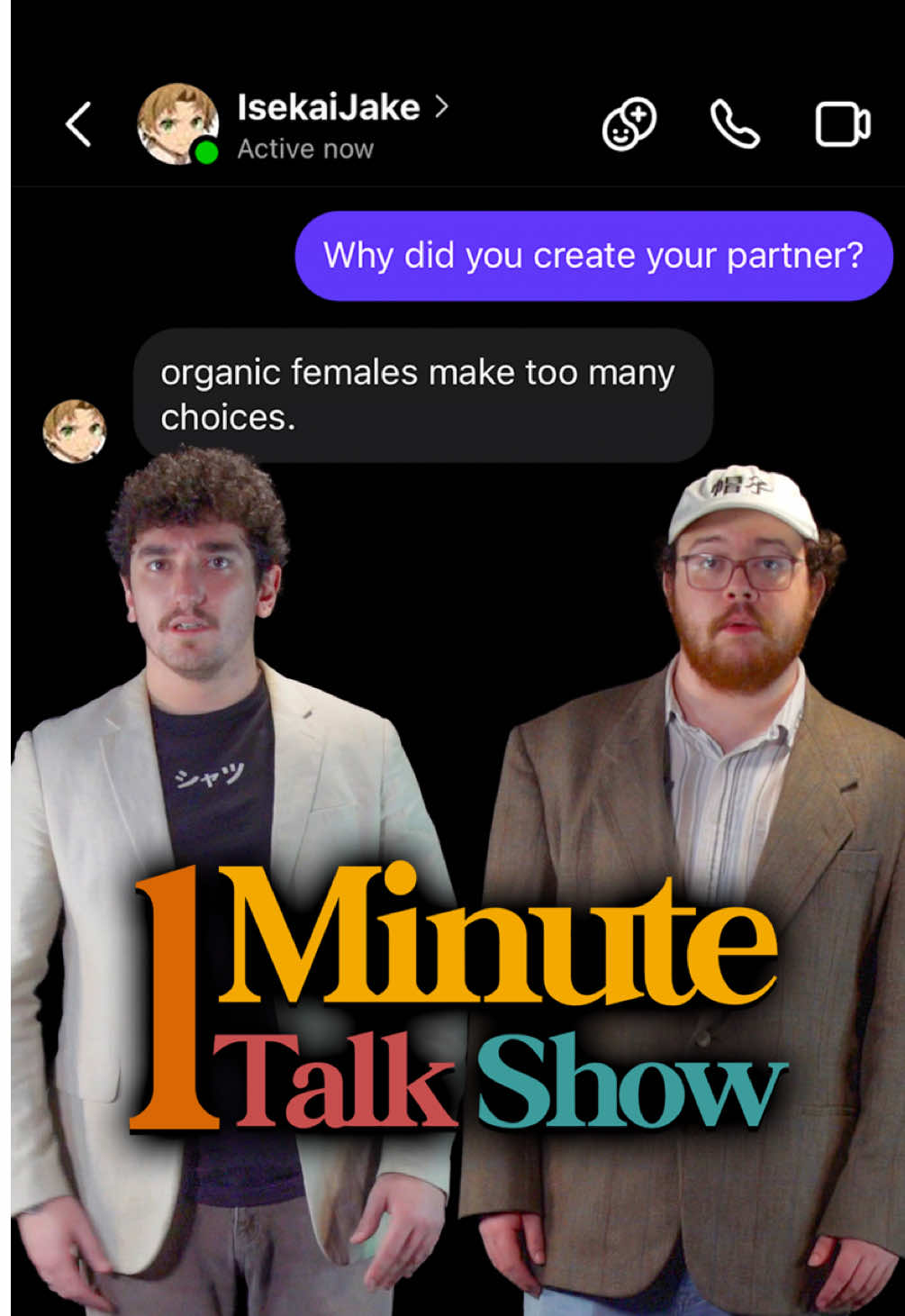 we dont have AI girlfriends hahahahahahaha what? Hosts: @Aiden Wall @sean  Producer: @Be Happy For Once  Associate Producer: Michael Boyer Editor: Sean Kane #1mts #girlfriends #Love #funny #dating