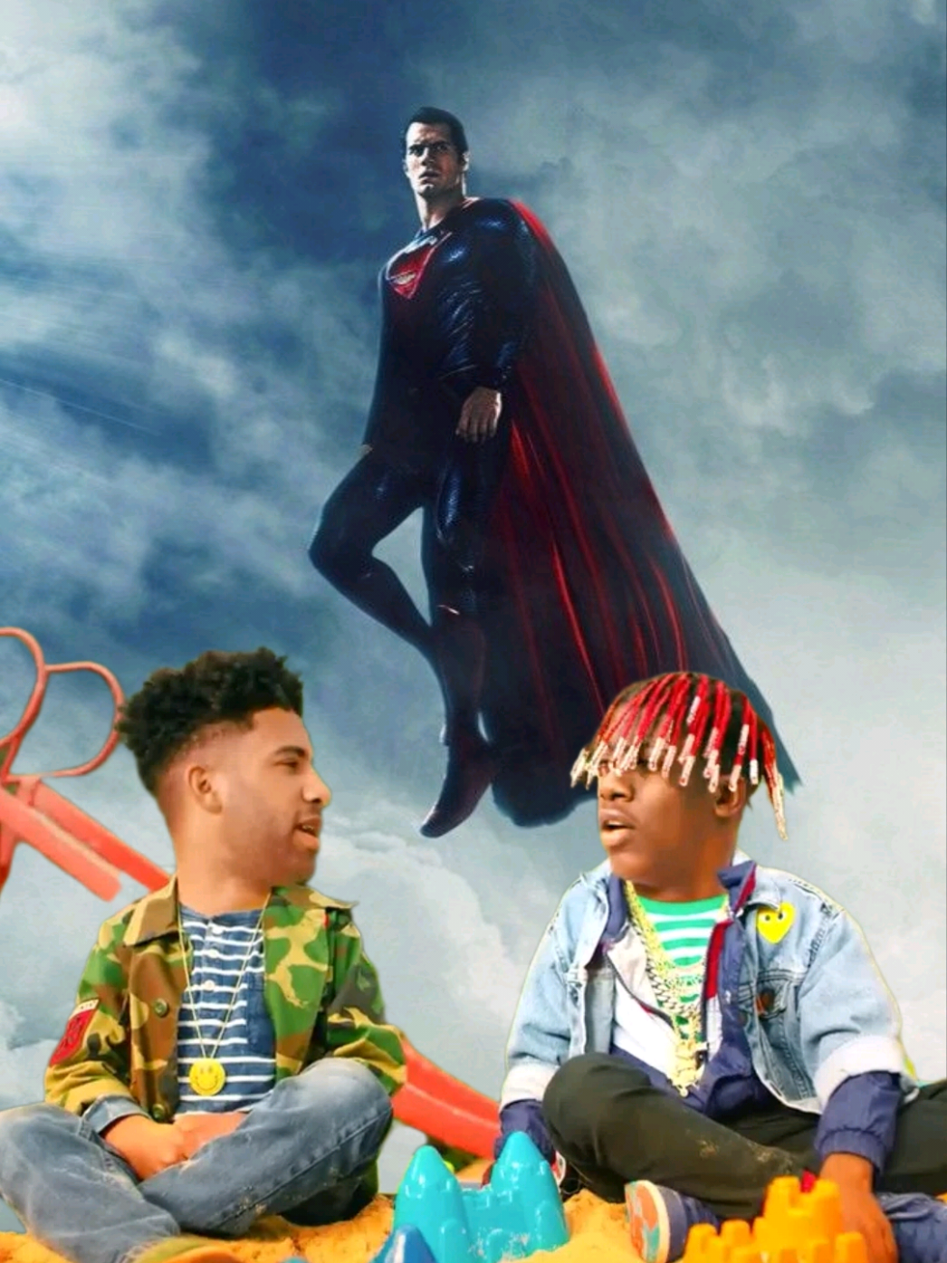 A Doodle A Day 10 🦸 DC Comics ⭐ Drawing AQUAMAN'S TRIDENT 🔱 HARLEY QUINN'S GUN 🔫 WONDER WOMAN'S SWORD 🗡️ GOTHAM CITY 🌆 and SUPERMAN 🦸🤣 ..To KYLE ft LIL YACHTY 🎶 👁️SPY @lilyachty @KYLE #fyp #artwork #sketch #superman #batman 