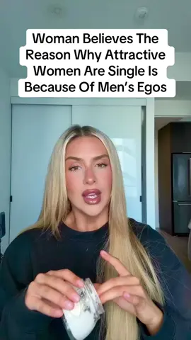 All I could do was just laugh while listening to this woman. This is the type of advice these women give one another to cope with being single. Telling women they are single because of a man’s ego is just insane. #truth #cope #single #advice #ego 