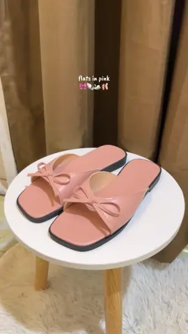 pretty flats in pink 🎀🩰 #footwear #flats #flatsandals #flatslippers #sandalsforwomen 