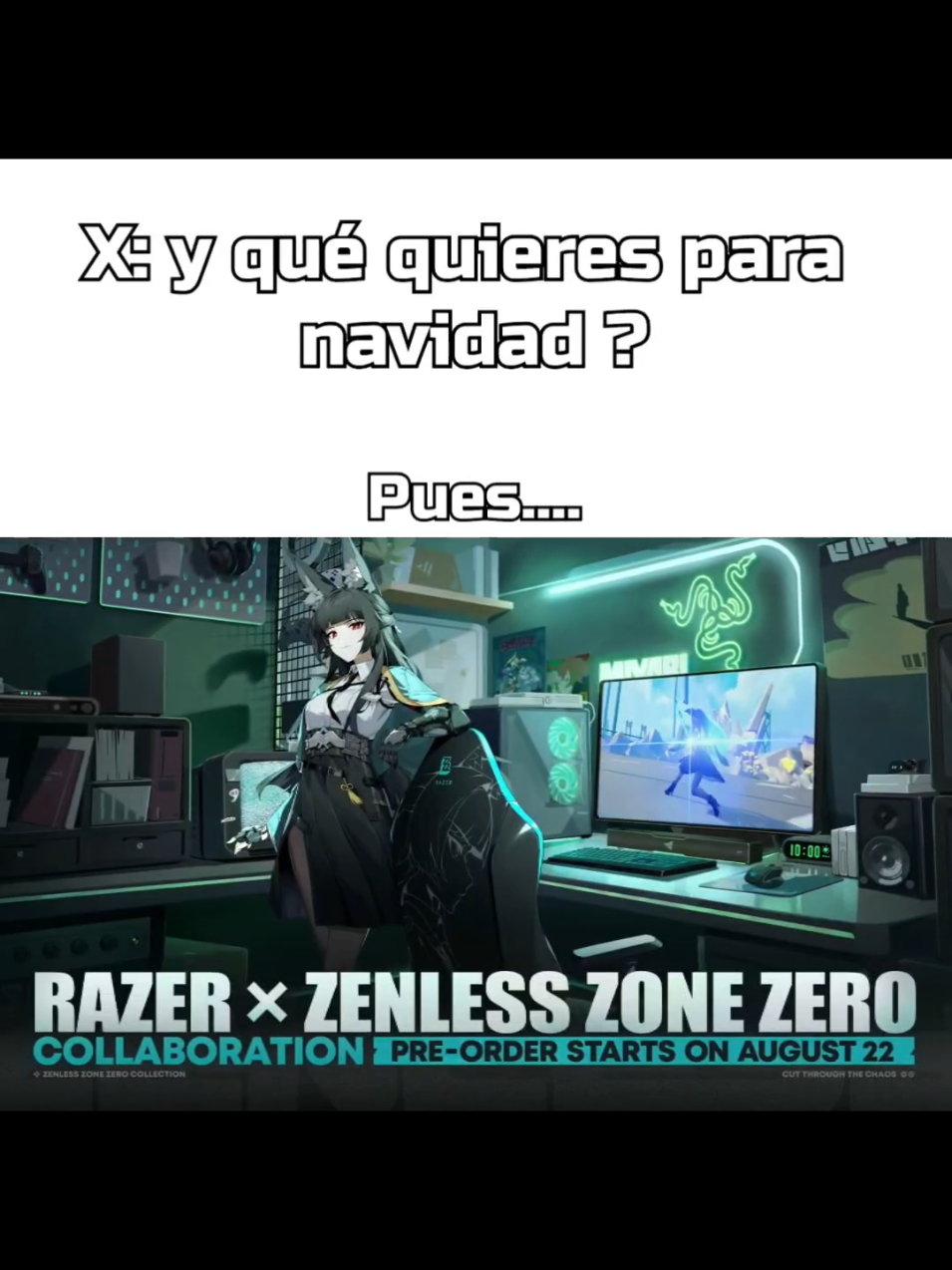 Quiero a mi Void Hunter 🗣️ Miyabi deidad ✨  #miyabizenlesszonezero #zenlesszonezero #zzzero #fypシ゚ #Meme 