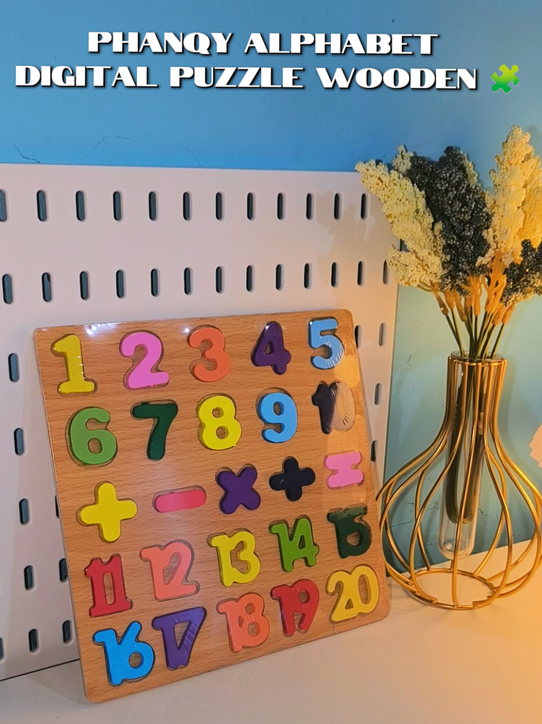 #tiktokfinds #giftideas #alphabetdigitalpuzzlewooden 