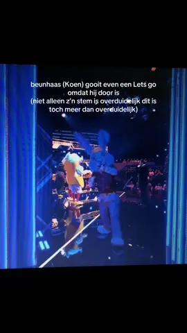 Lets goo// Koen was the world tour nog niet genoeg?? @Koen ??\\ brie geeft ook gwn extra hint weg// we know its you|| #themaskedsingernl #beunhaas #koen #fyp #viral @The Masked Singer NL 